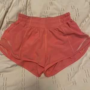 Size 0 hotty hot peach shorts